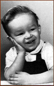 Howard Christensen as a child